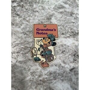 Disney VTG Minnie Mouse Magnet On Phone Grandma’s Notes